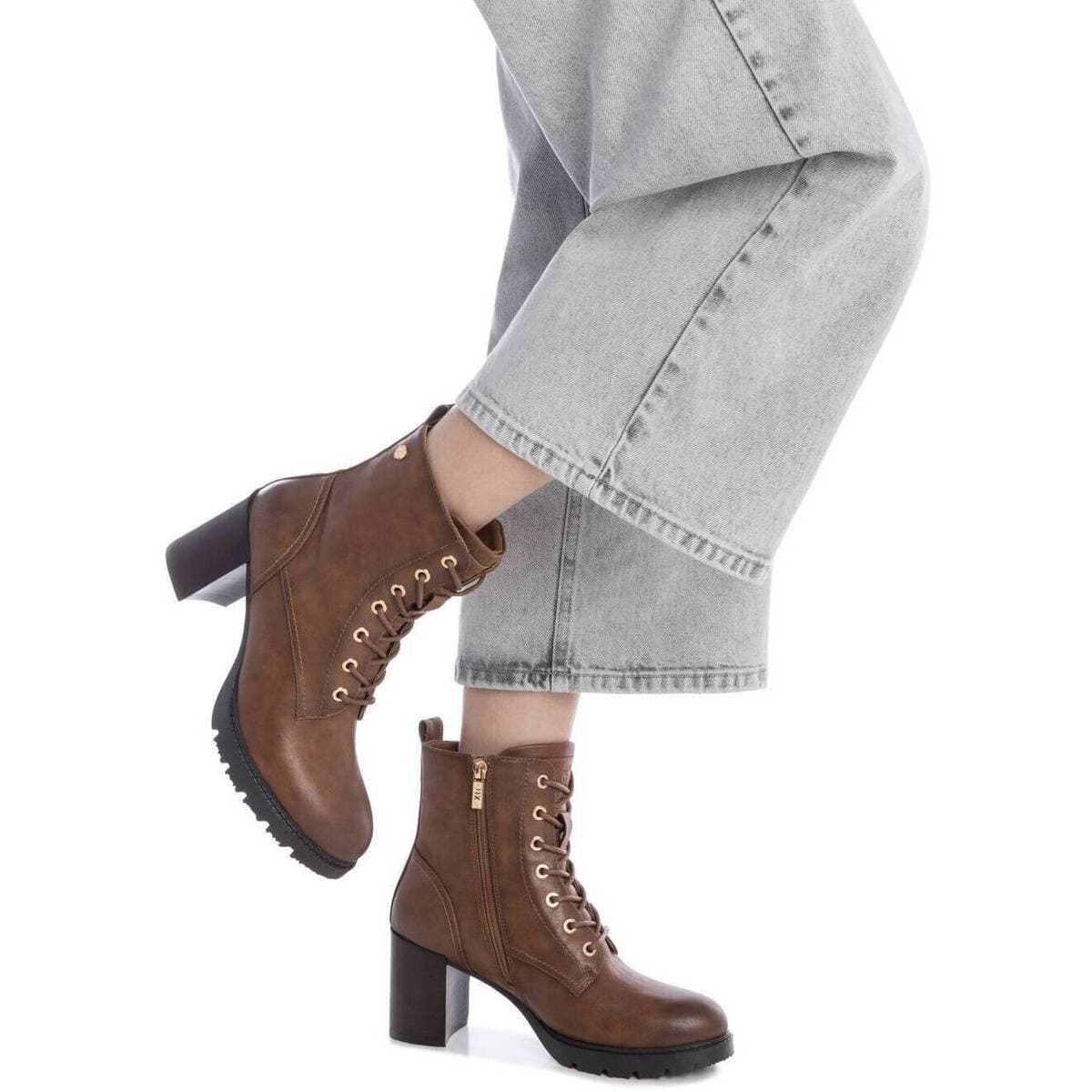 Women's Ankle Boots Xti Brown