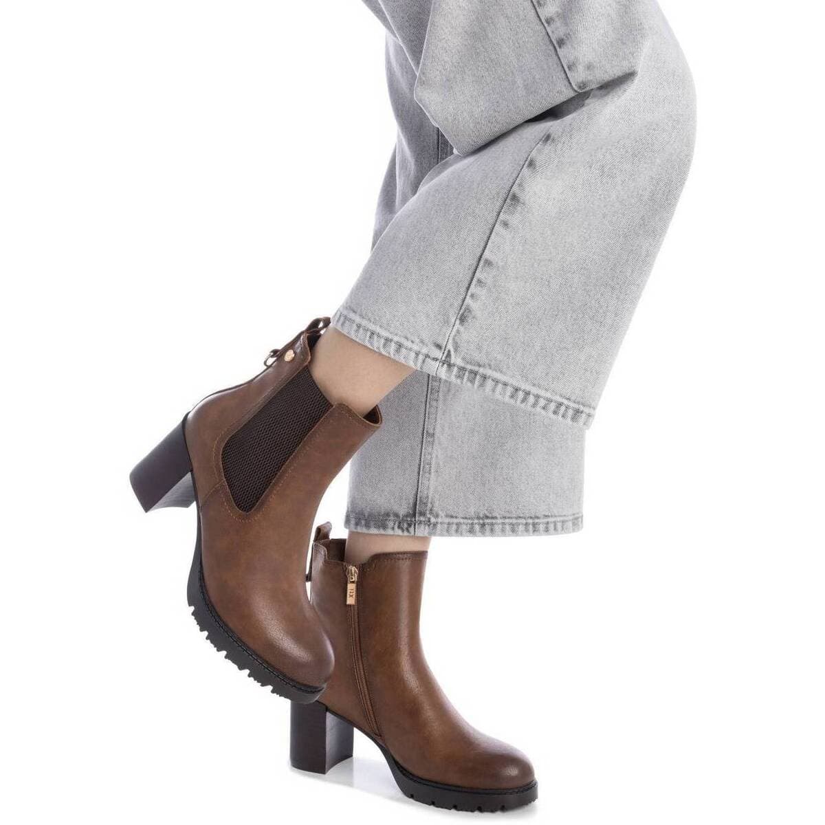 Women's Ankle Boots Xti Brown