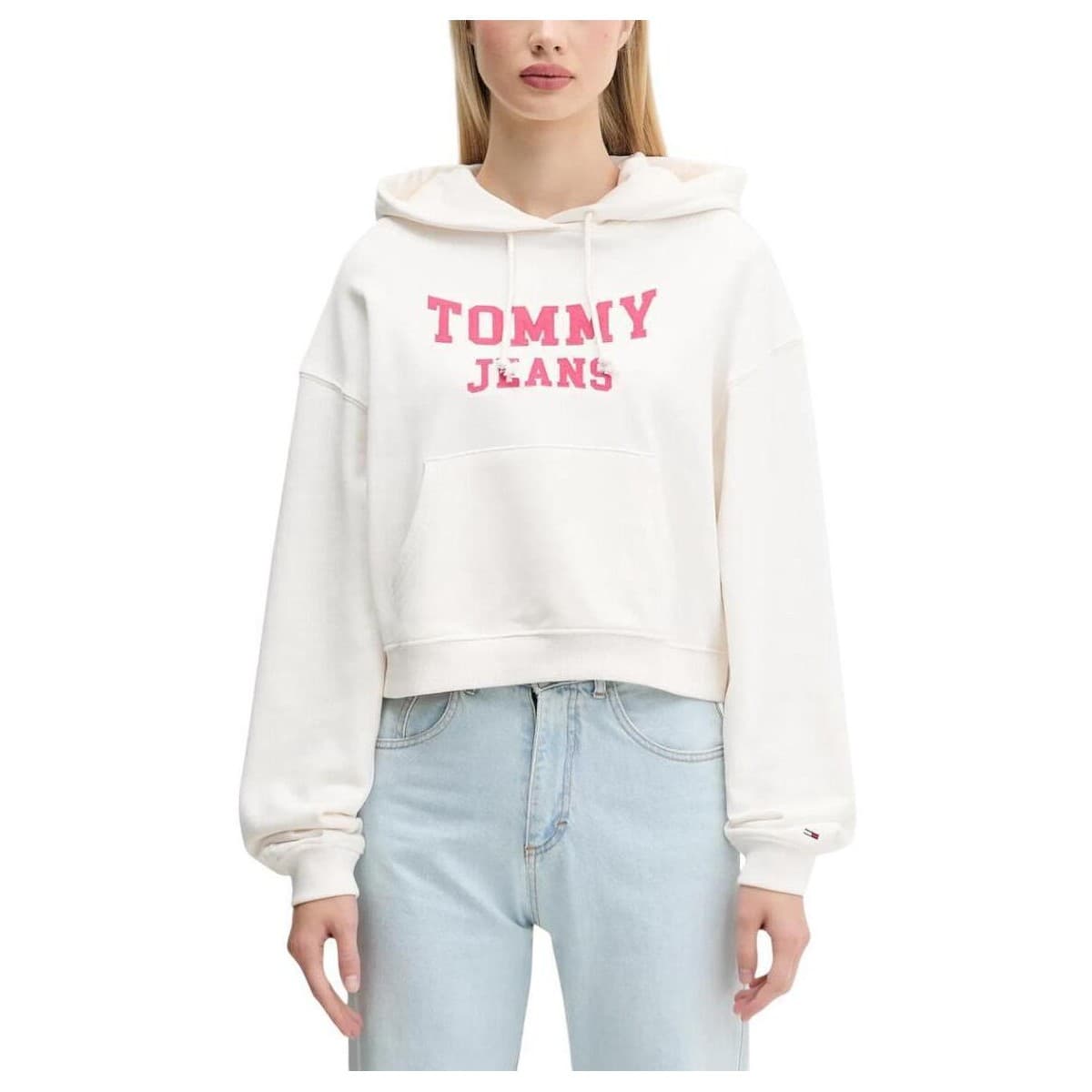 T-shirt με κουκούλα Tommy Hilfiger TJW BXY CRP VARSITY DW0DW21598