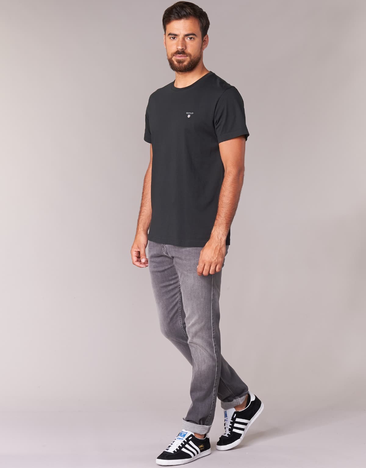 Men's T-Shirts Gant Black
