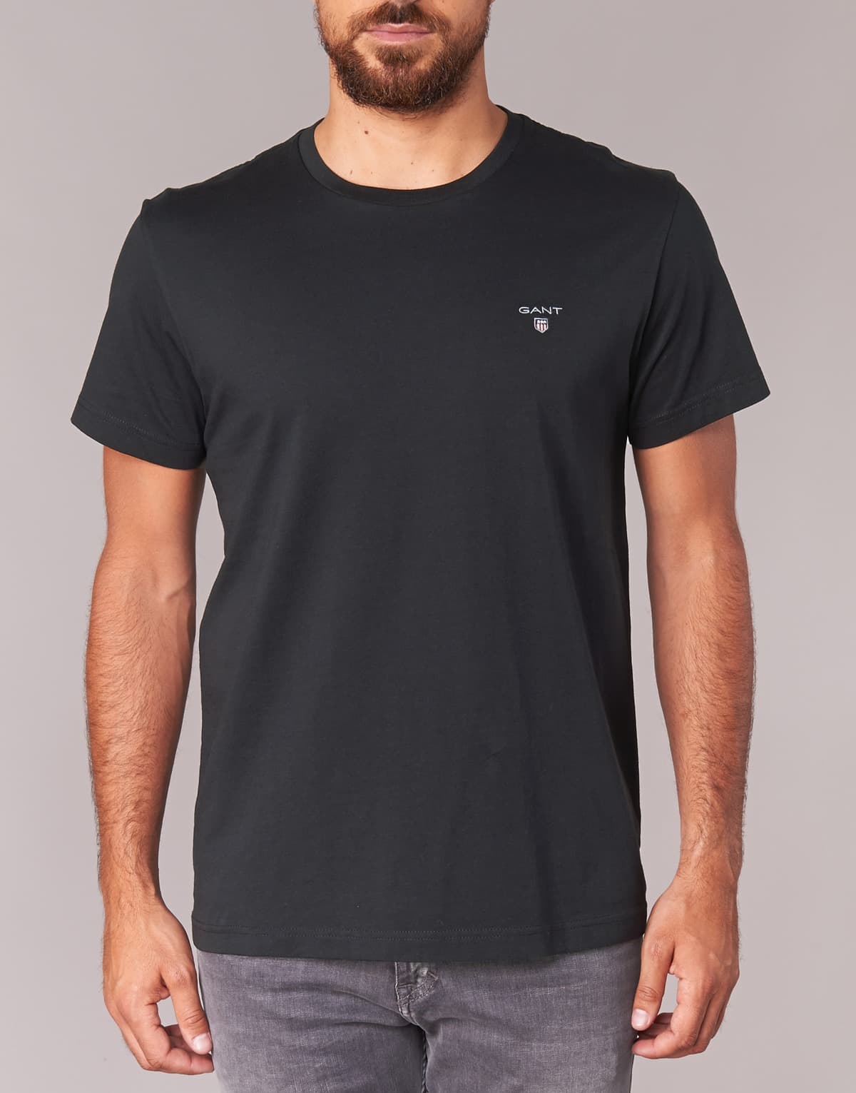 Men's T-Shirts Gant Black