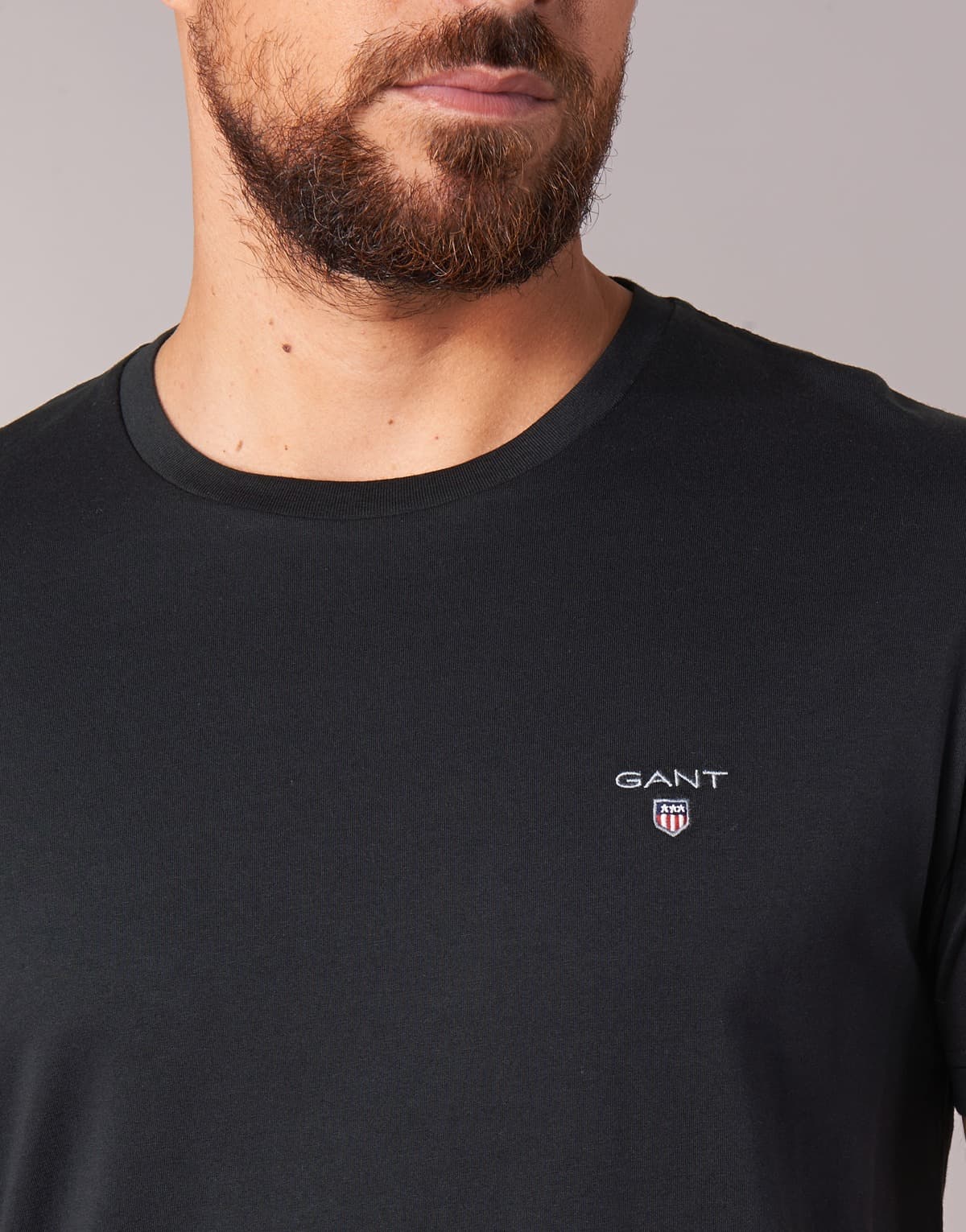 Men's T-Shirts Gant Black
