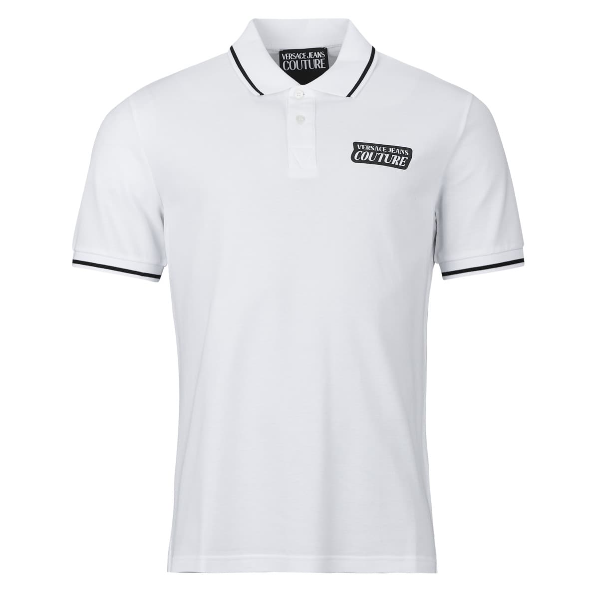 Πόλο με κοντά μανίκια Versace Jeans Couture 80GAGT17