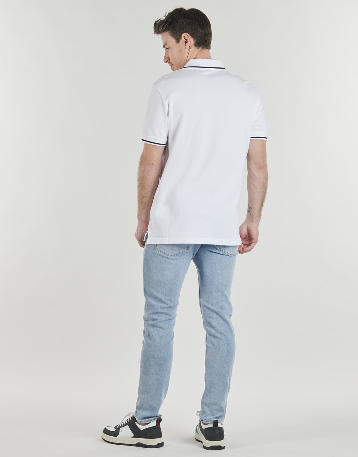 Men's Polo Shirts Versace Jeans Couture White