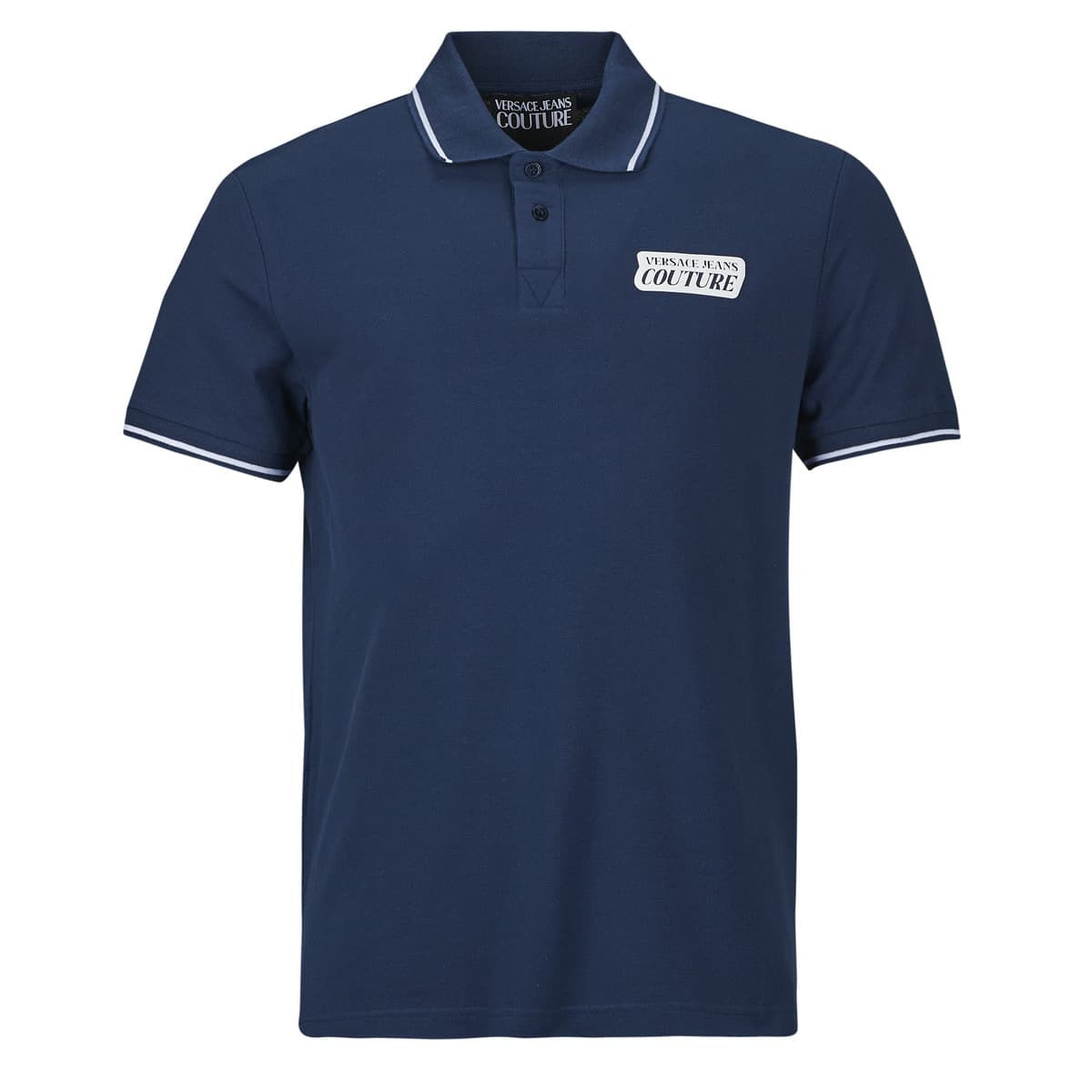 Πόλο με κοντά μανίκια Versace Jeans Couture 80GAGT17