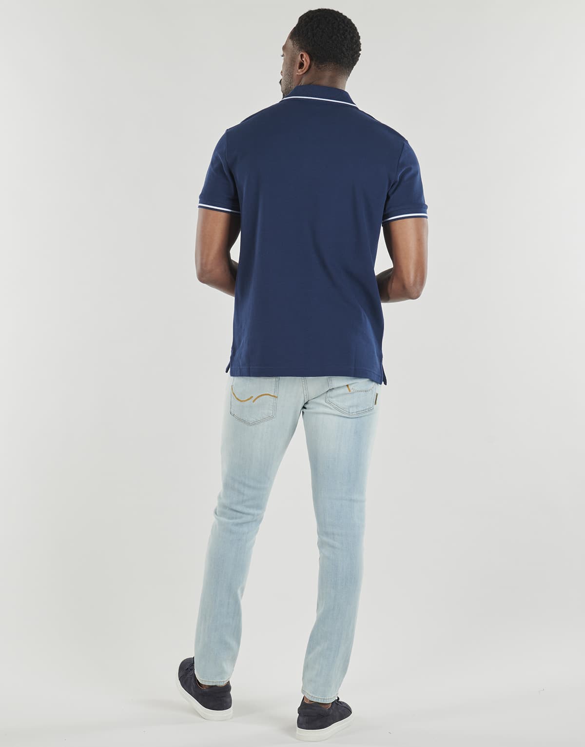 Men's Polo Shirts Versace Jeans Couture Blue