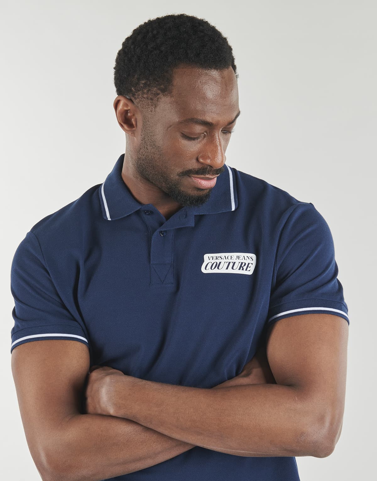 Men's Polo Shirts Versace Jeans Couture Blue