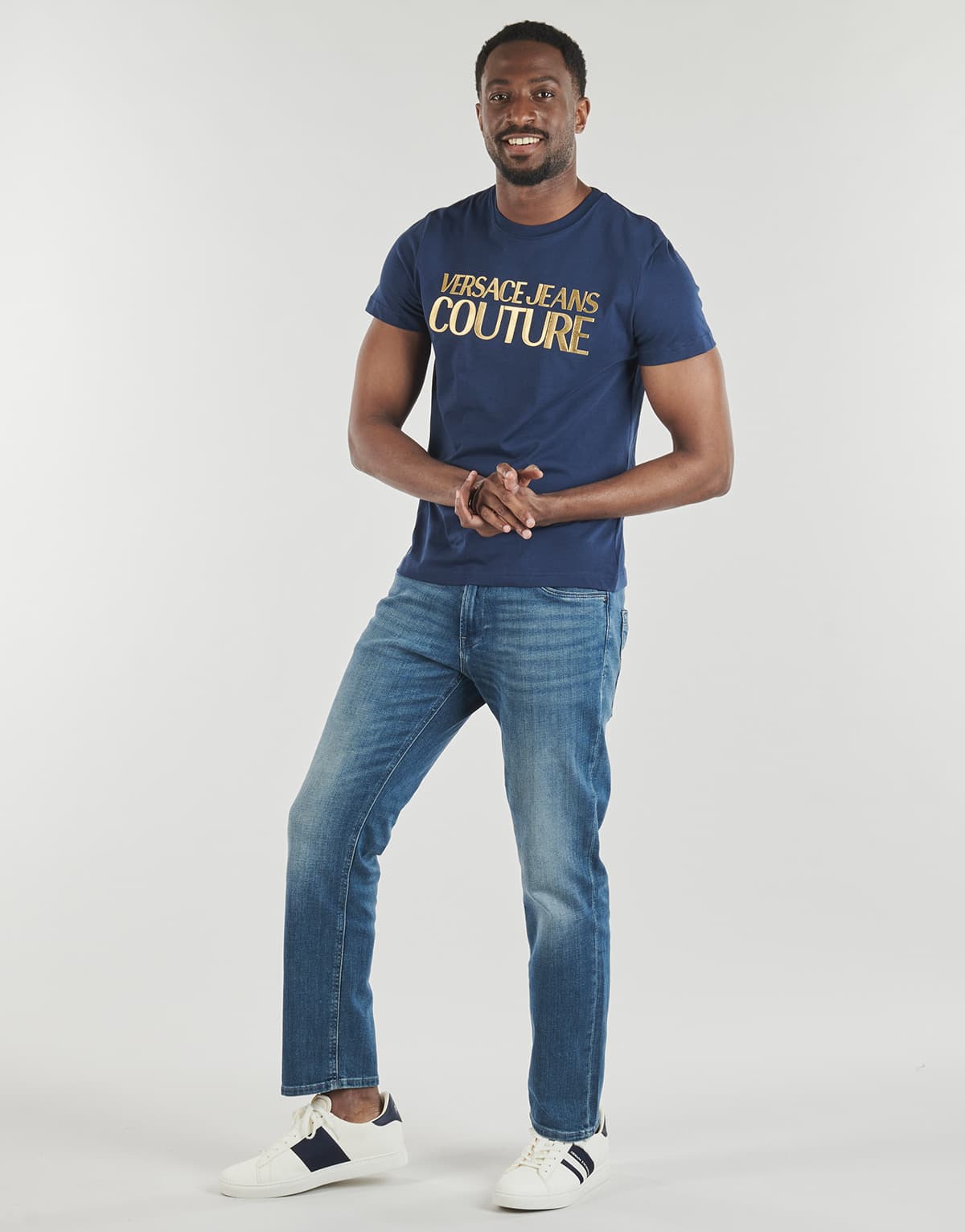 Men's T-Shirts Versace Jeans Couture Blue