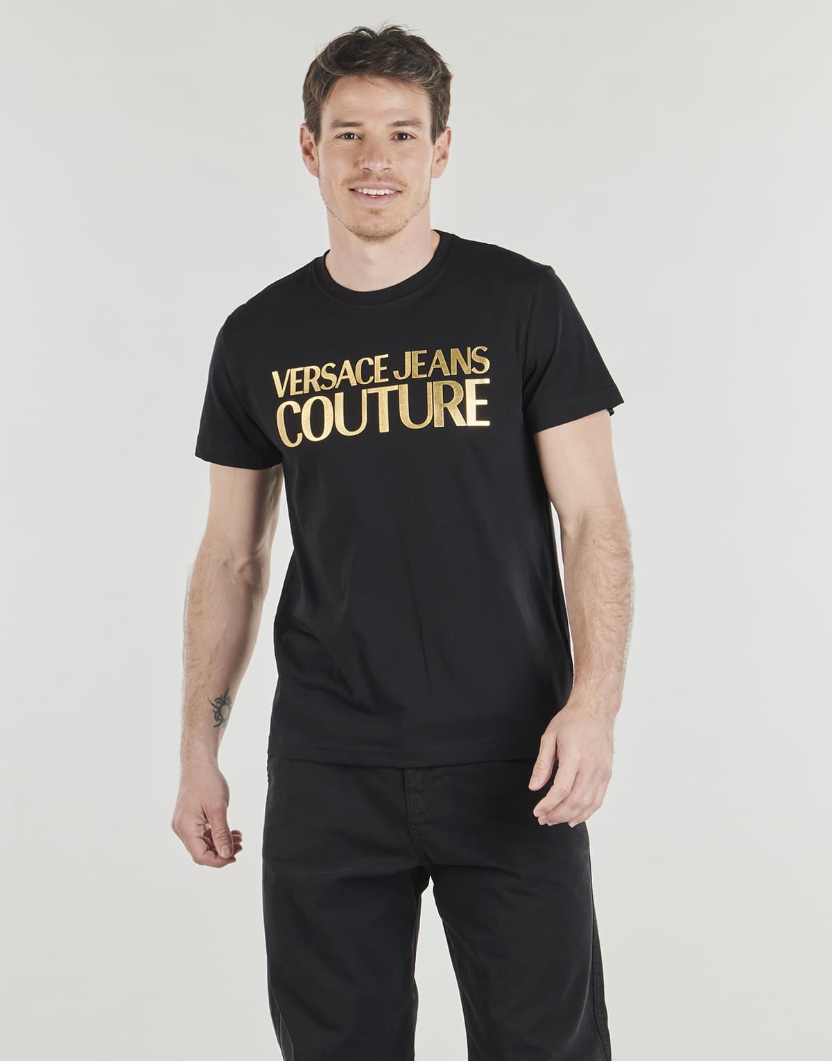 Men's T-Shirts Versace Jeans Couture Black