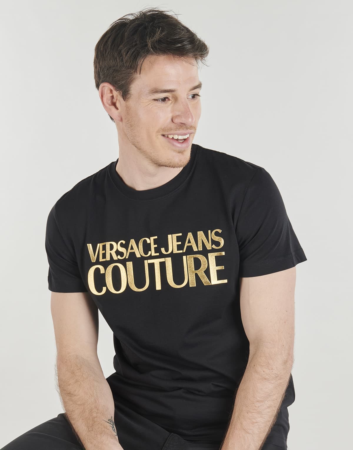 Men's T-Shirts Versace Jeans Couture Black