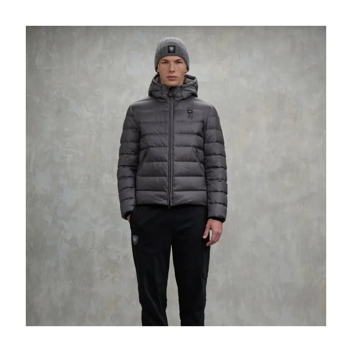 Men's Blazers Blauer Gray