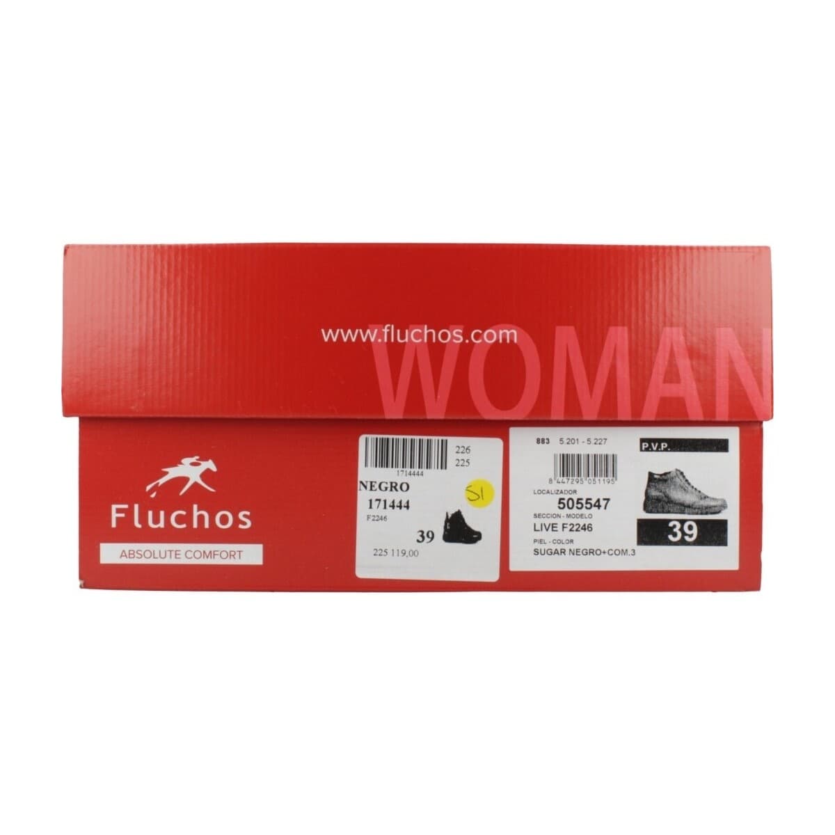 Women's Sneakers Fluchos Black