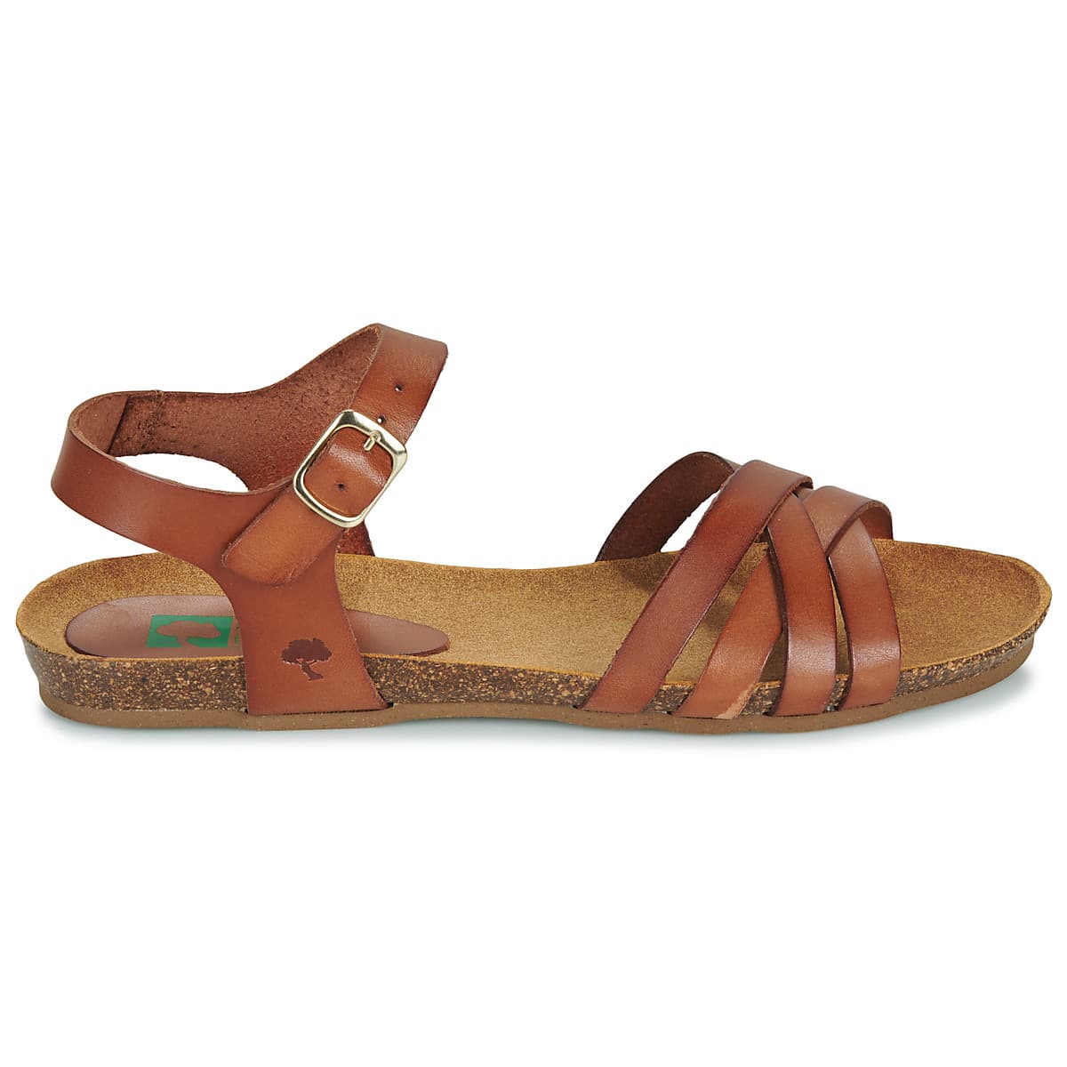 Women's Sandals Dream in Green Brown