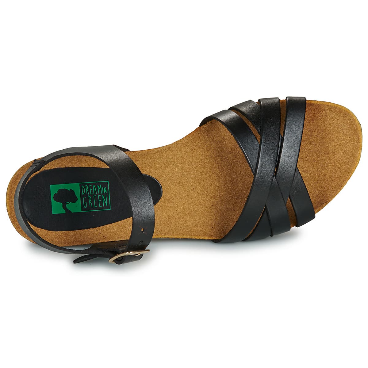 Women's Sandals Dream in Green Black