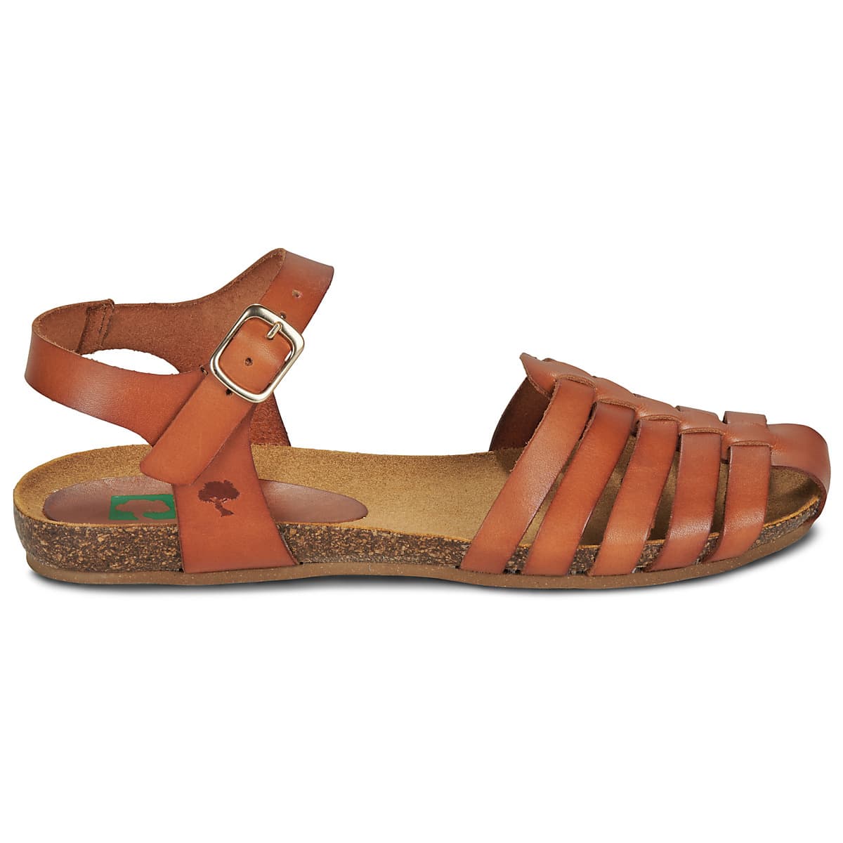 Women's Sandals Dream in Green Brown