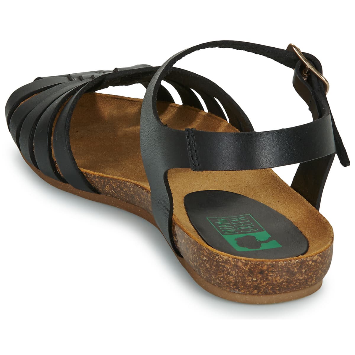 Women's Sandals Dream in Green Black