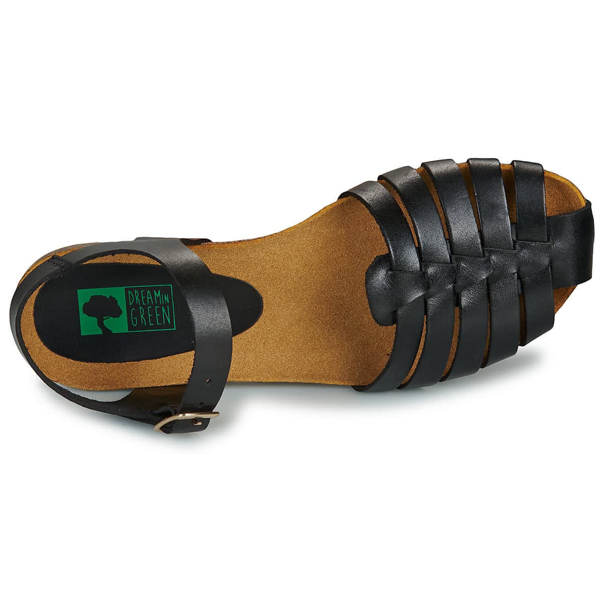 Women's Sandals Dream in Green Black