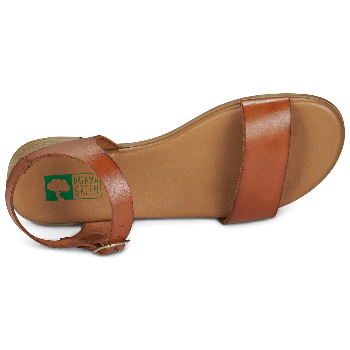 Women's Sandals Dream in Green Brown