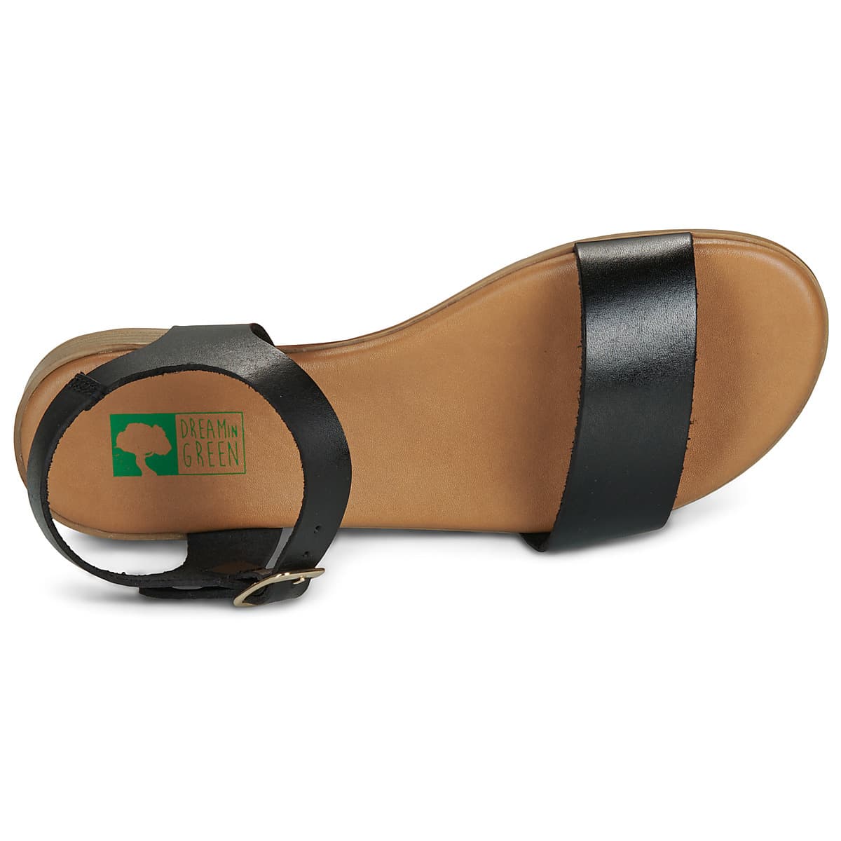 Women's Sandals Dream in Green Black