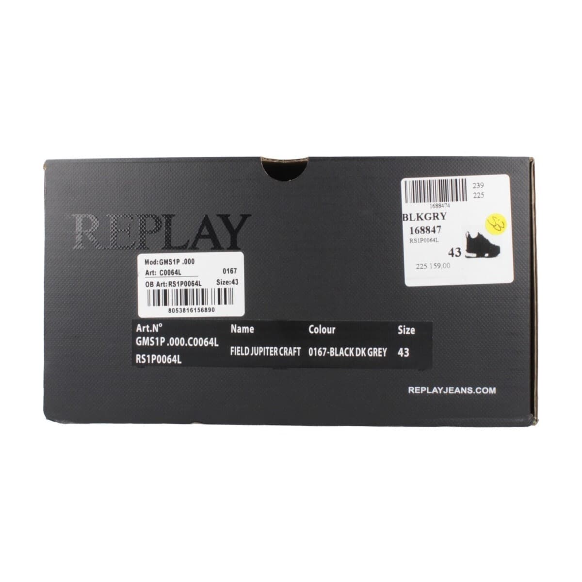 Men's Sneakers Replay Black