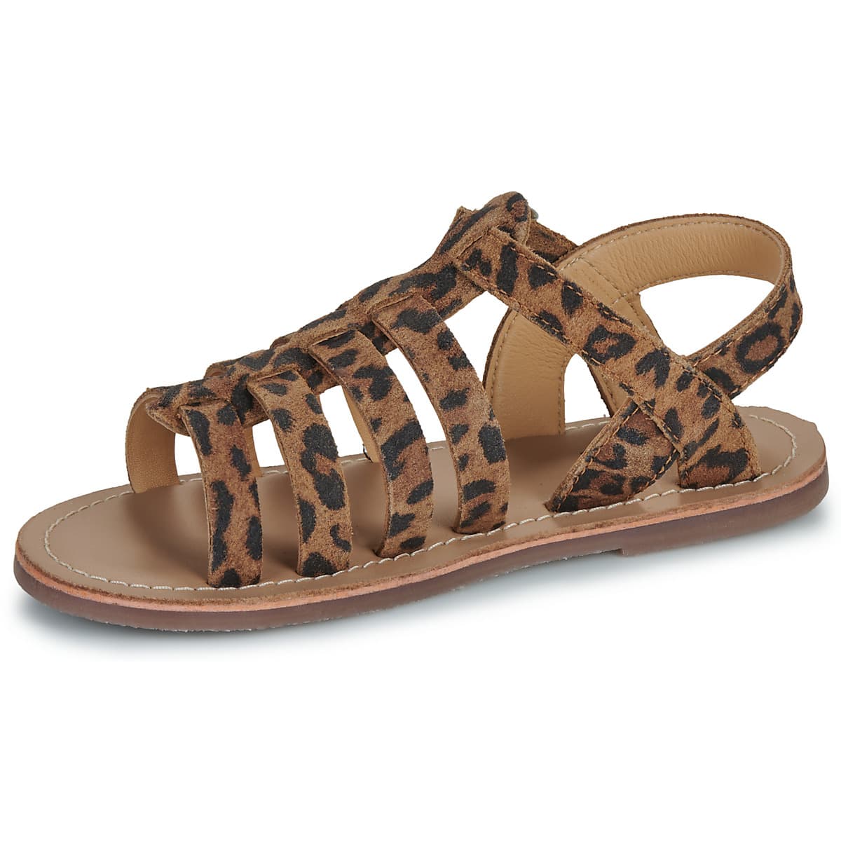 Girls' Sandals Citrouille et Compagnie Brown