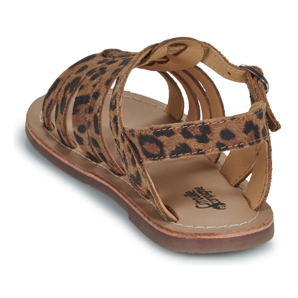 Girls' Sandals Citrouille et Compagnie Brown