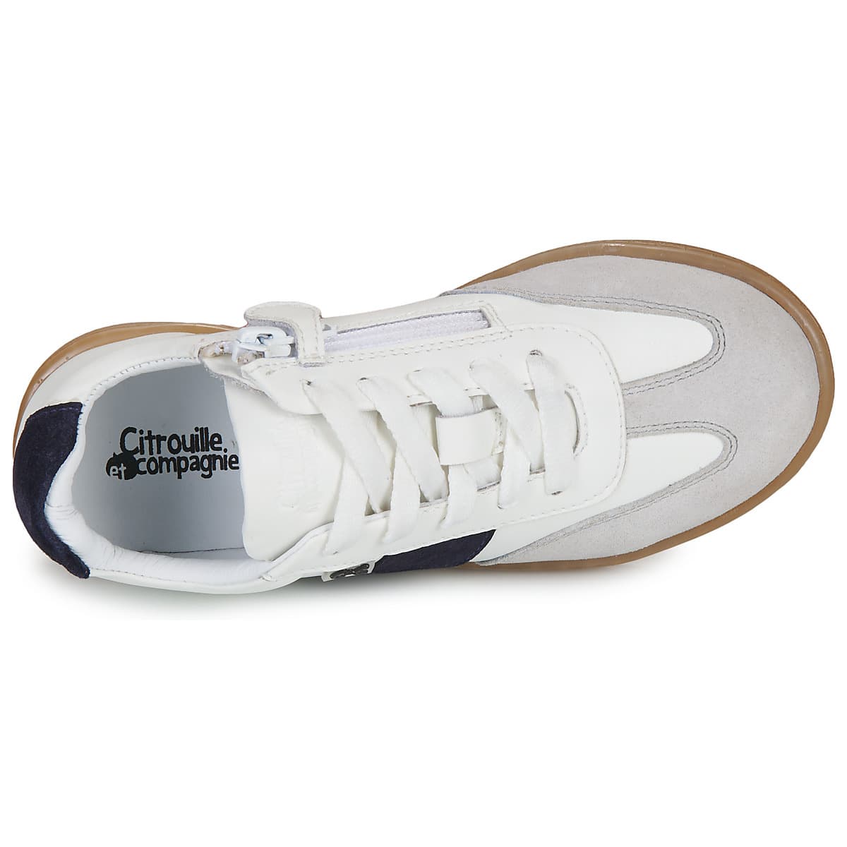 Boys' Sneakers Citrouille et Compagnie White