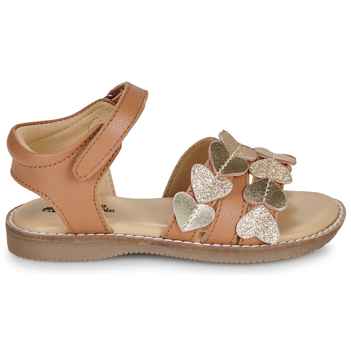 Girls' Sandals Citrouille et Compagnie Brown