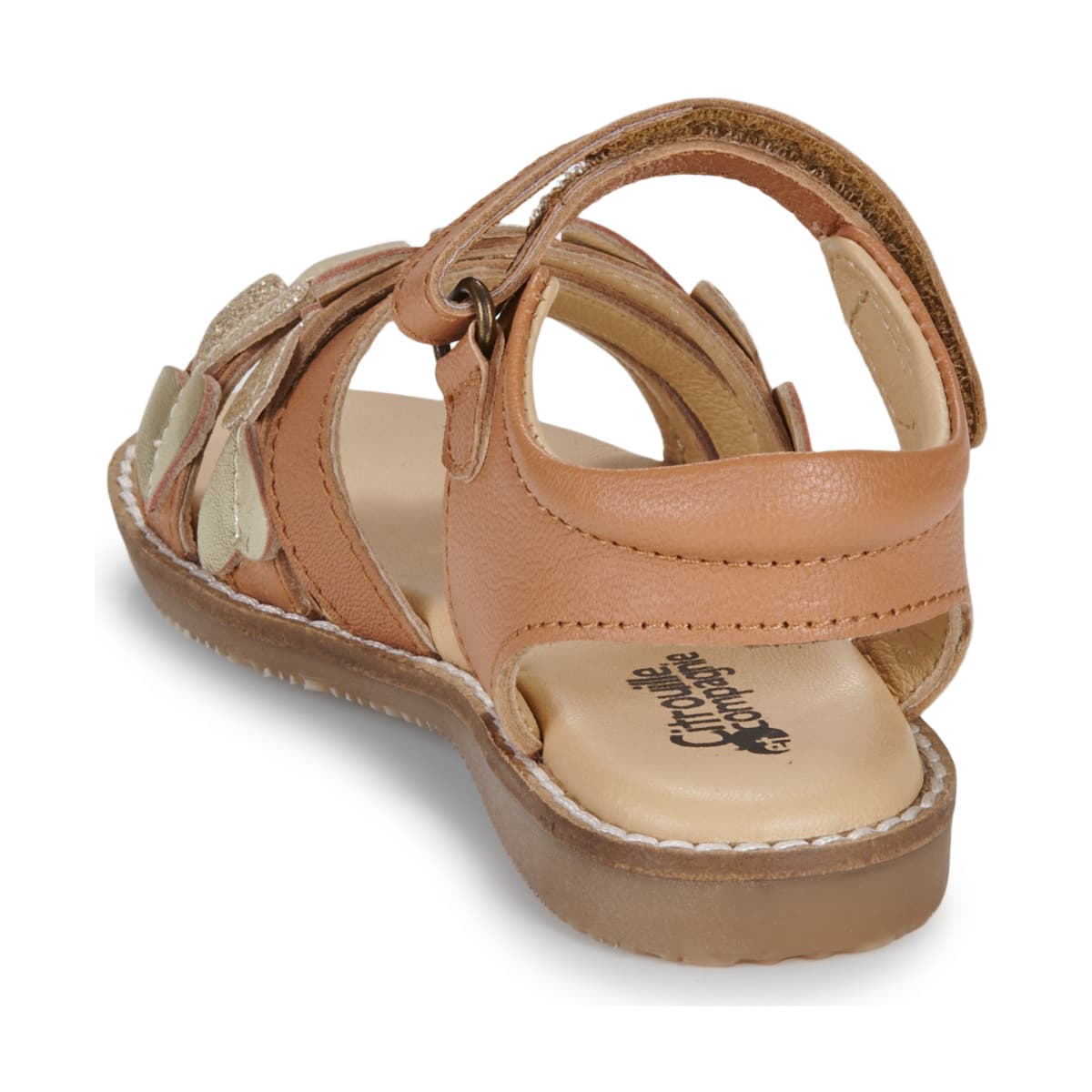 Girls' Sandals Citrouille et Compagnie Brown