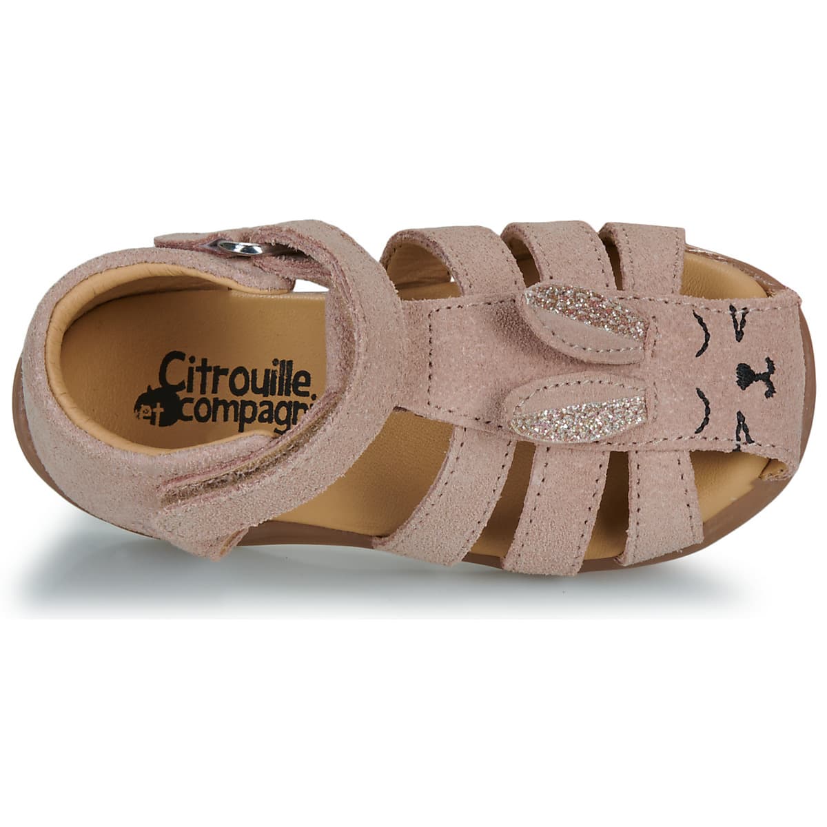 Girls' Sandals Citrouille et Compagnie Pink