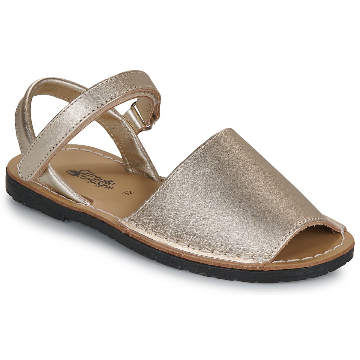 Girls' Sandals Citrouille et Compagnie Gold