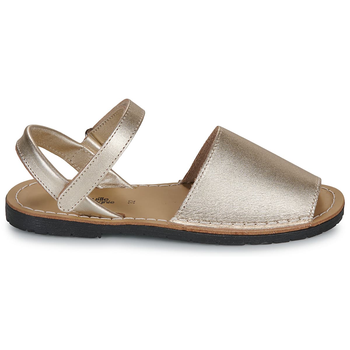 Girls' Sandals Citrouille et Compagnie Gold