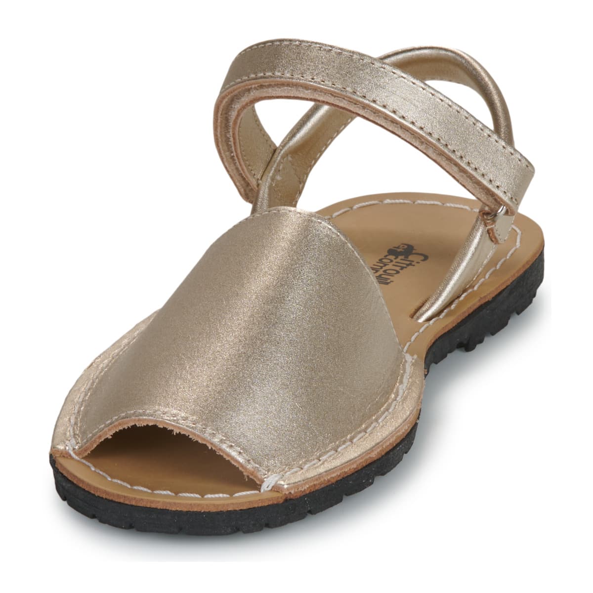 Girls' Sandals Citrouille et Compagnie Gold