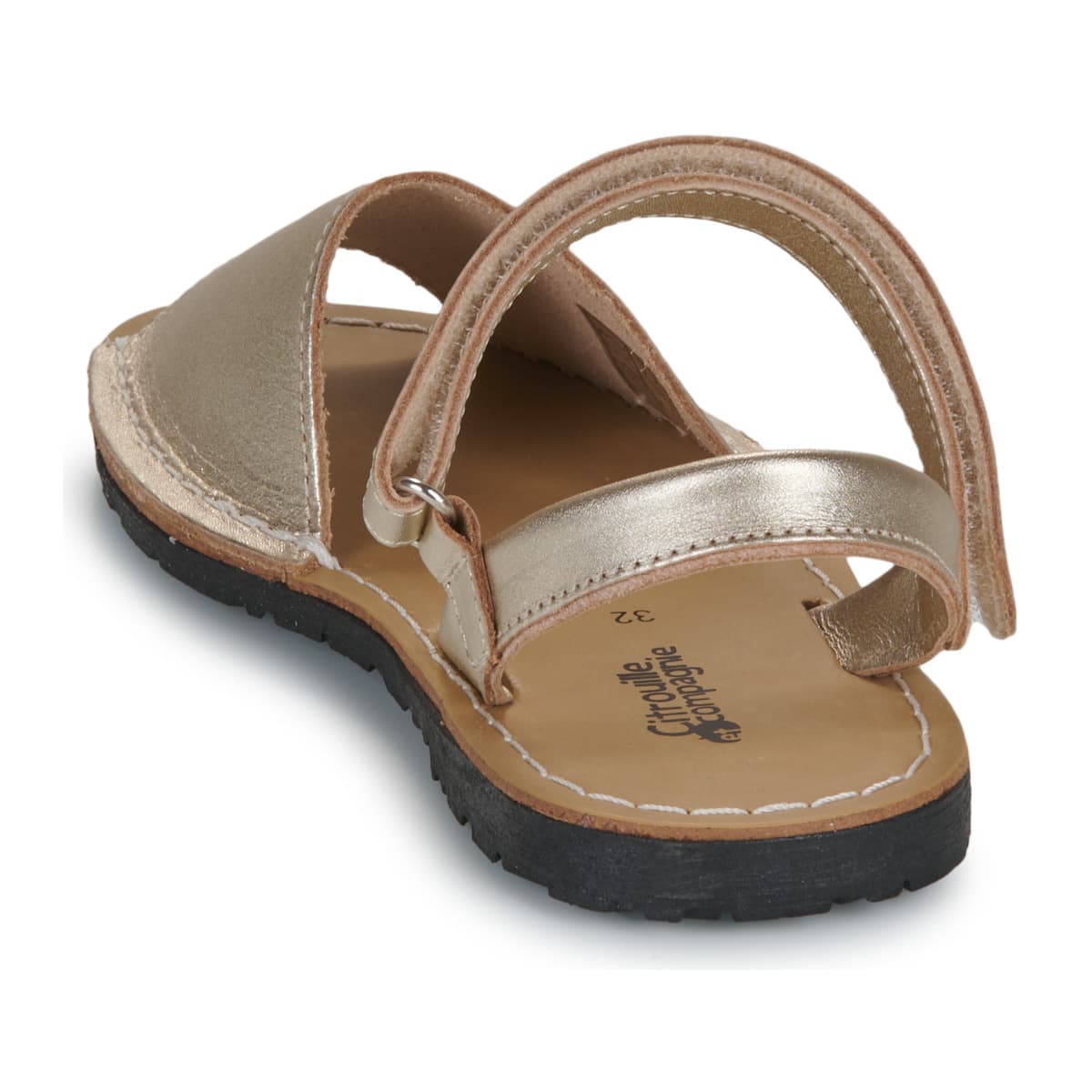 Girls' Sandals Citrouille et Compagnie Gold
