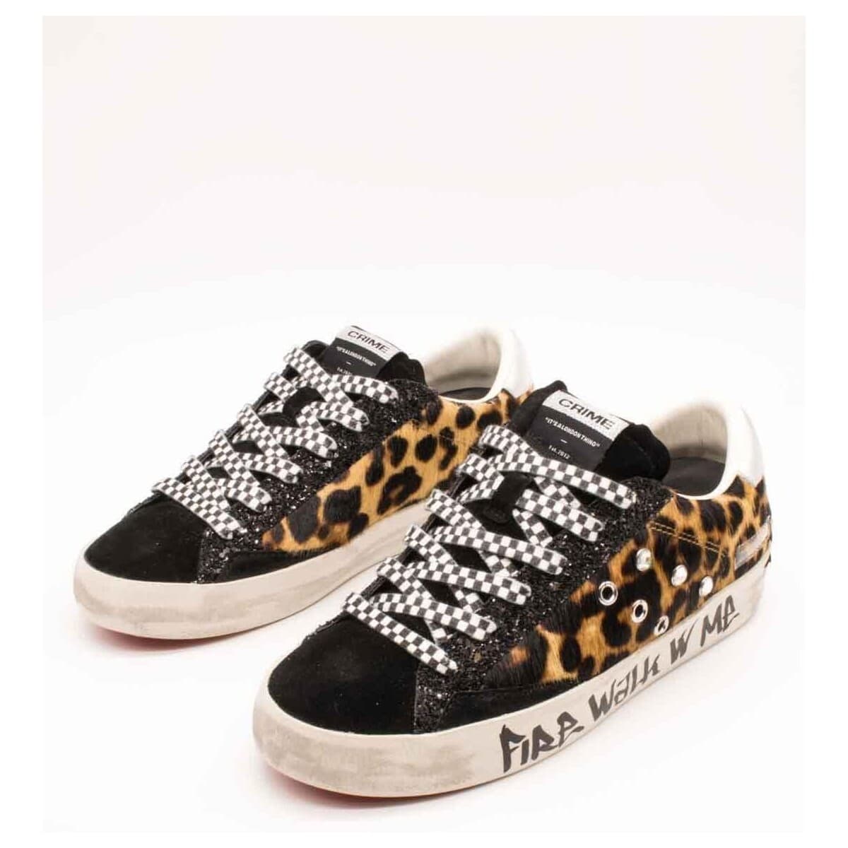 Women's Sneakers Crime London Black
