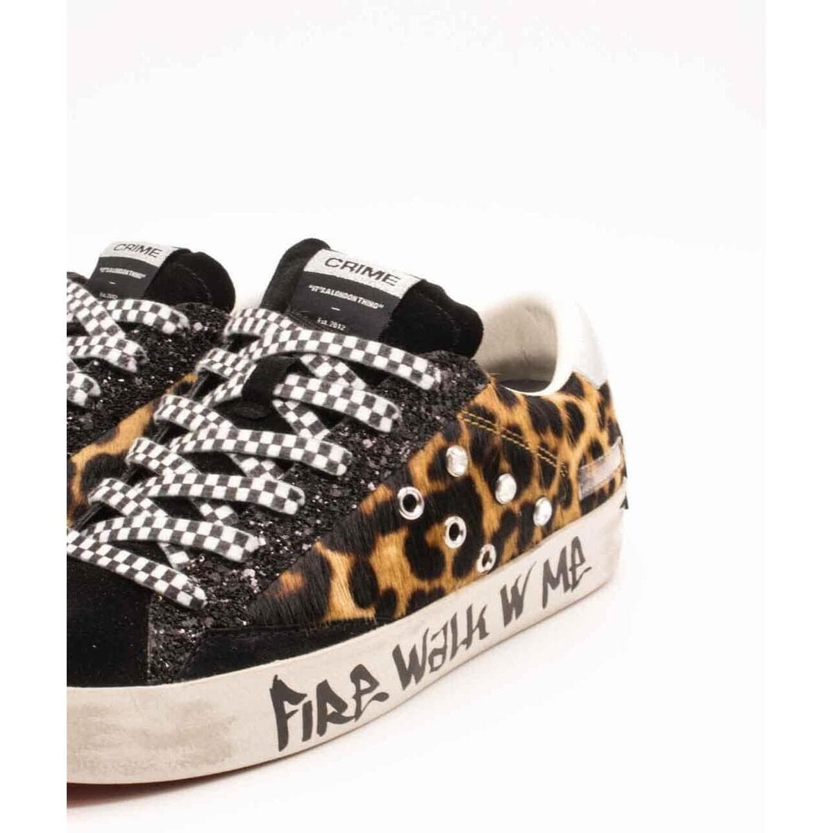 Women's Sneakers Crime London Black