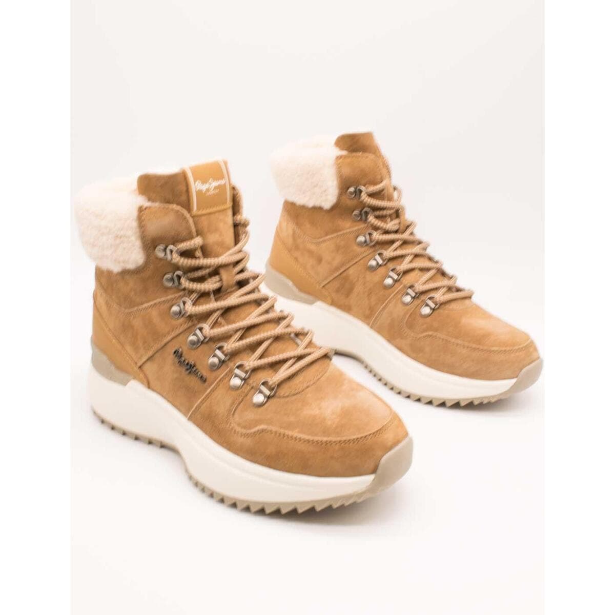 Women's Ankle Boots Pepe Jeans Beige