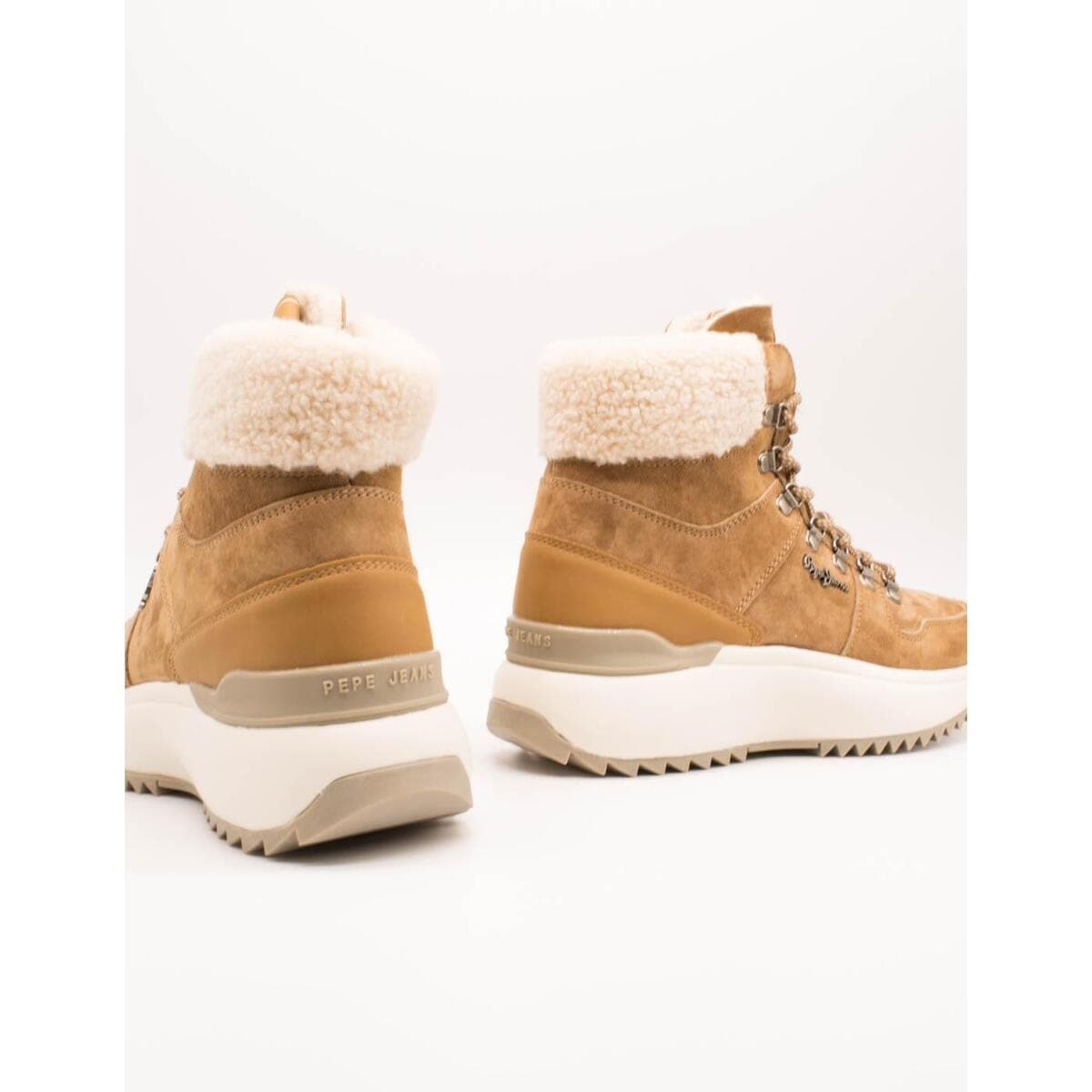 Women's Ankle Boots Pepe Jeans Beige