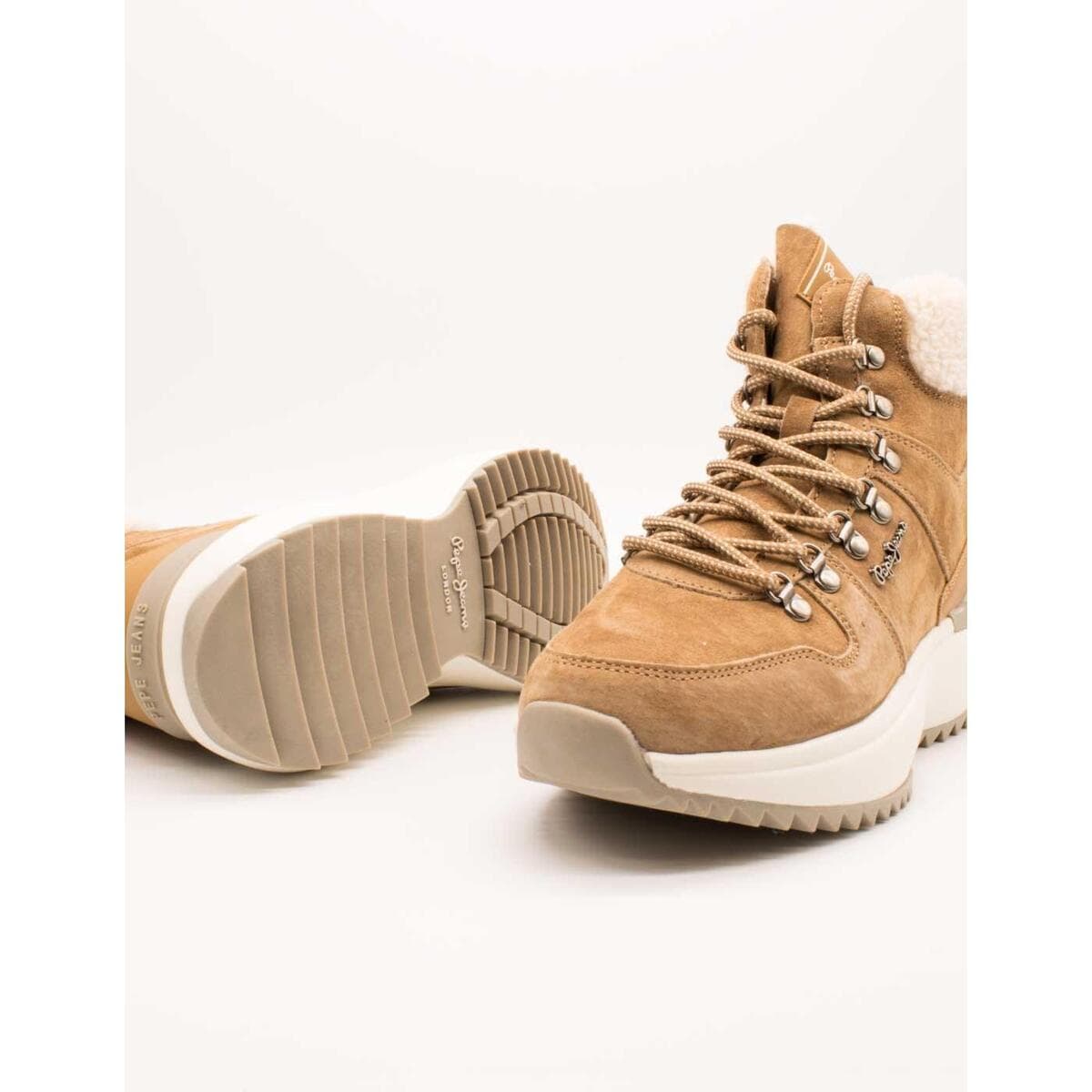 Women's Ankle Boots Pepe Jeans Beige