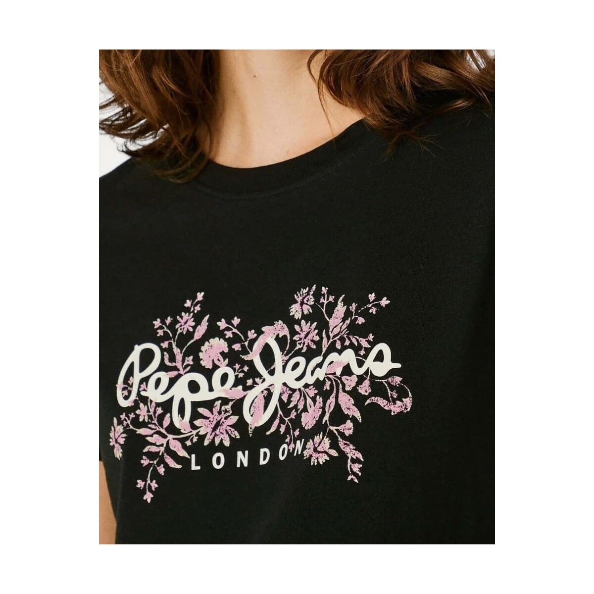 Women's T-Shirts Pepe Jeans Black