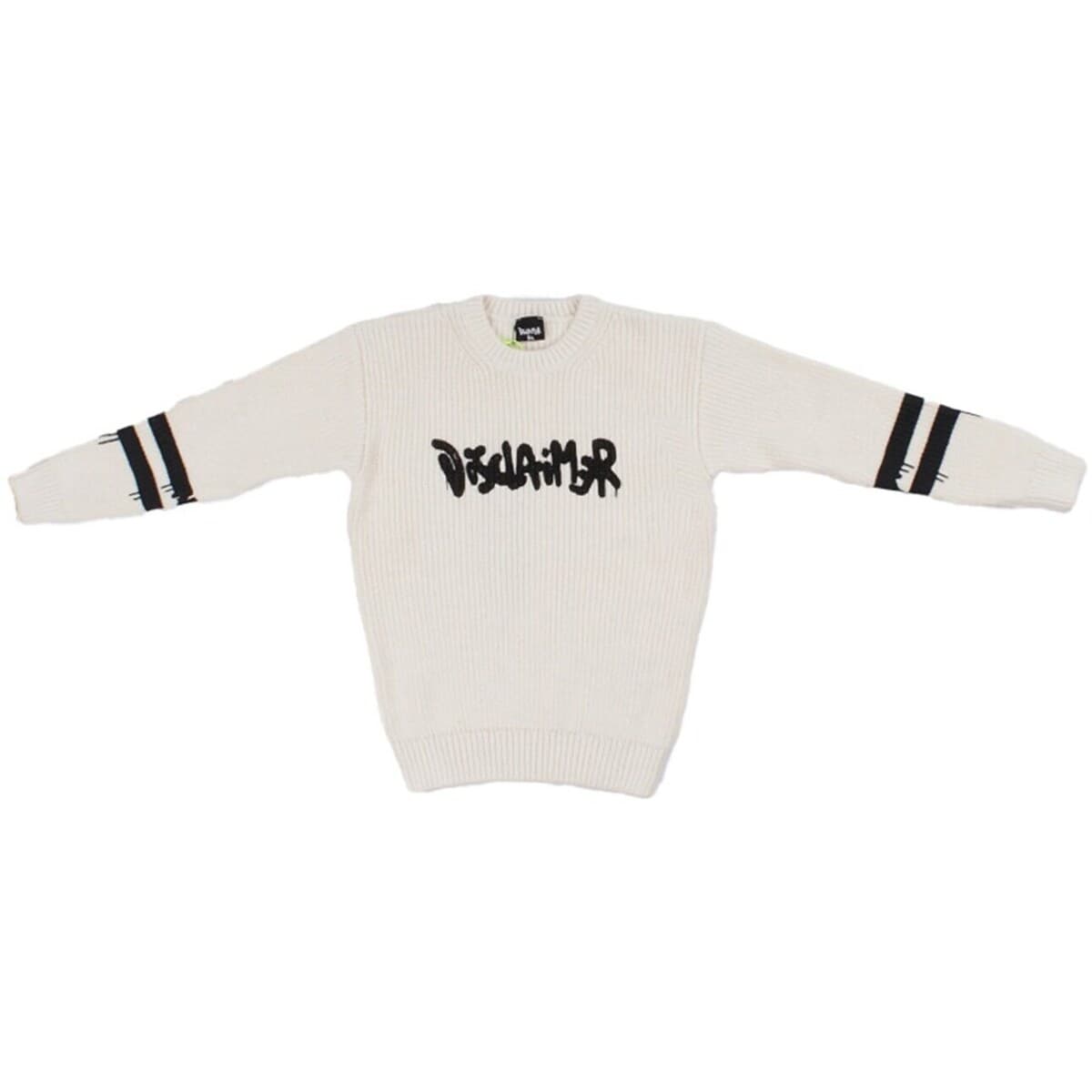Boys' Sweaters Disclaimer White