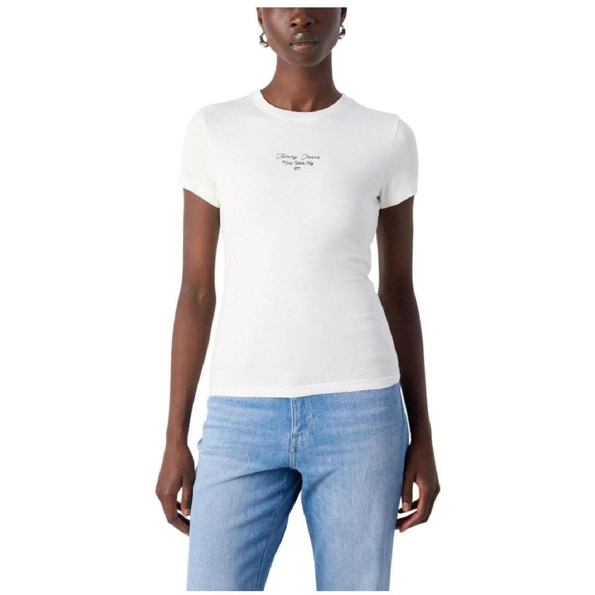 Women's T-Shirts Tommy Hilfiger White
