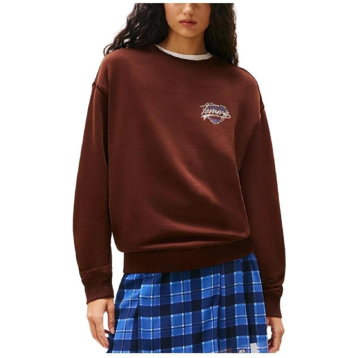 Women's Sports T-Shirts Tommy Hilfiger Brown