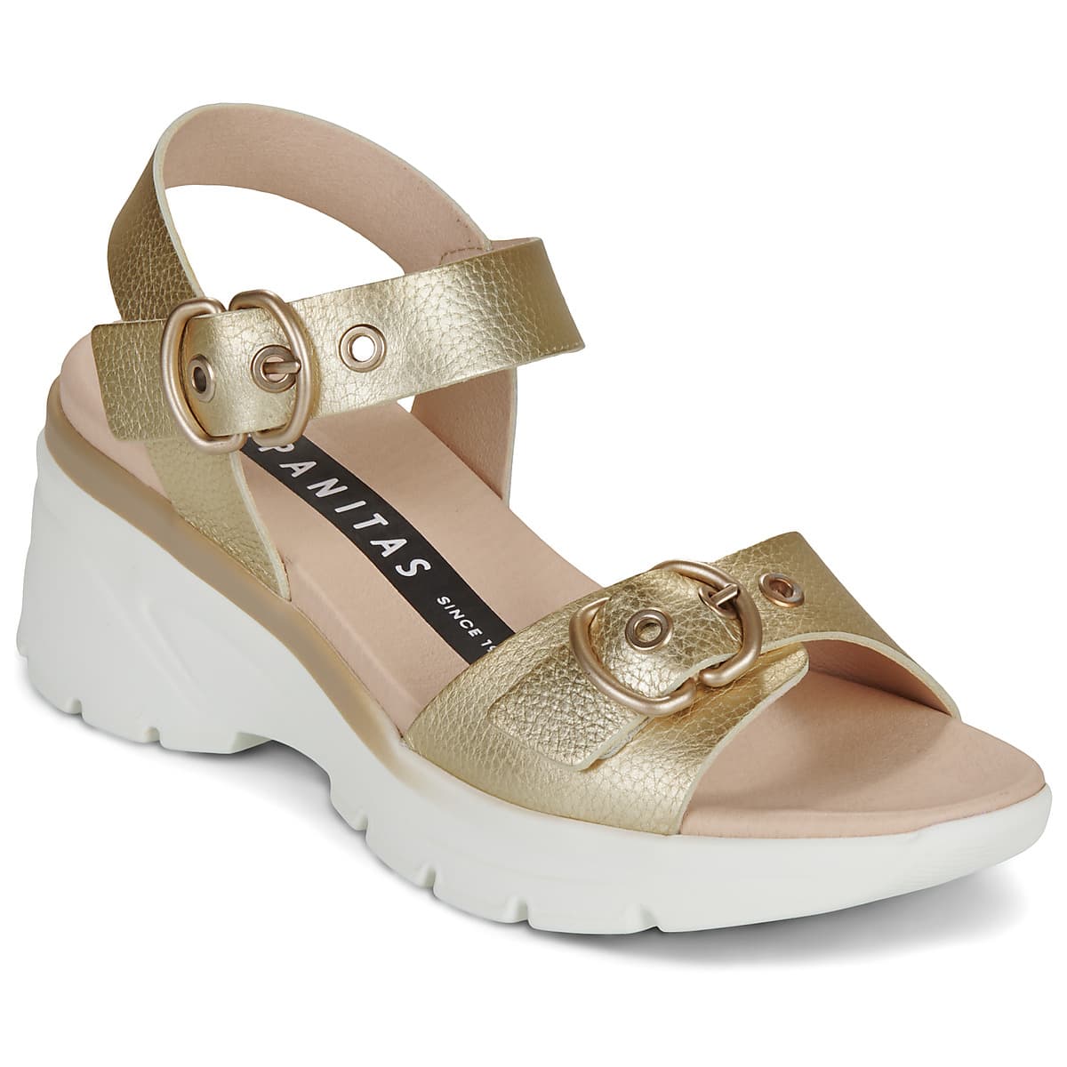 Women's Platforms Hispanitas Gold