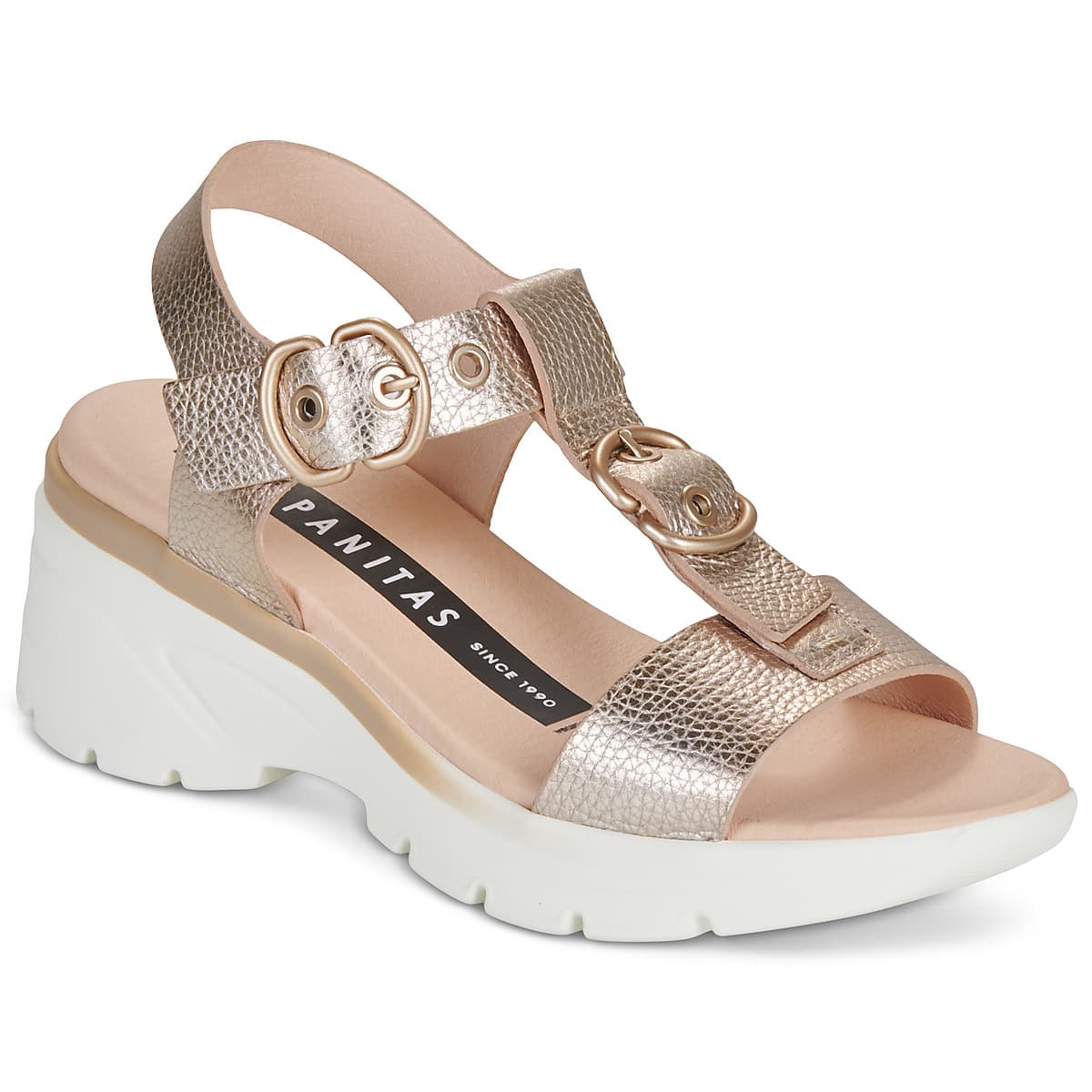 Women's Platforms Hispanitas Gold