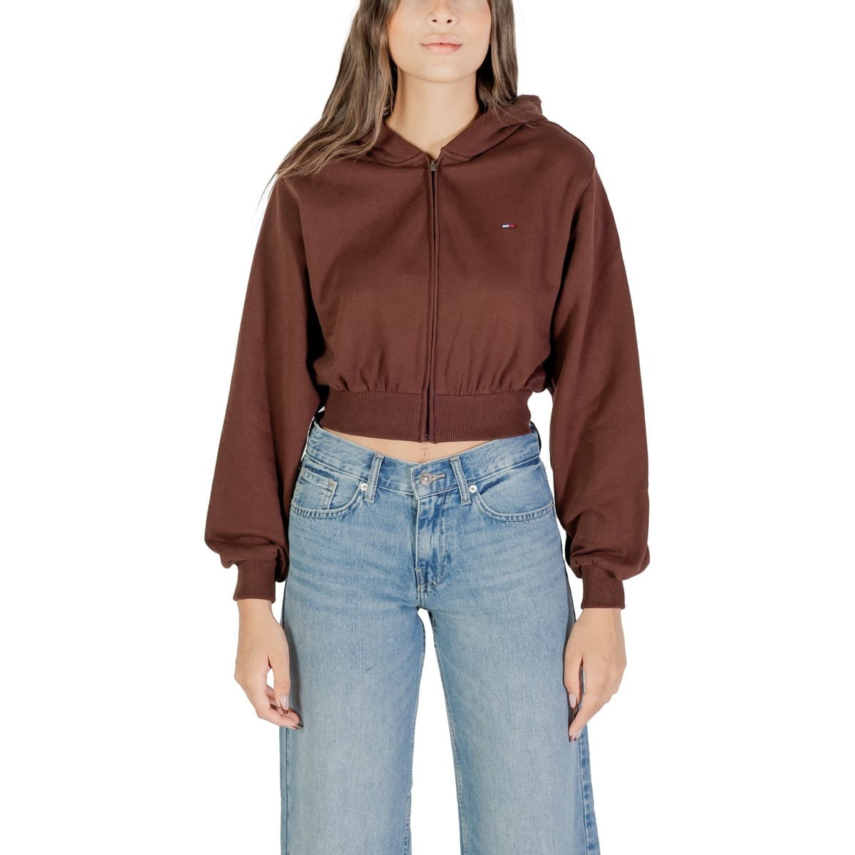 T-shirt με κουκούλα Tommy Hilfiger TJW RLX CRP S-FLAG Z DW0DW21590