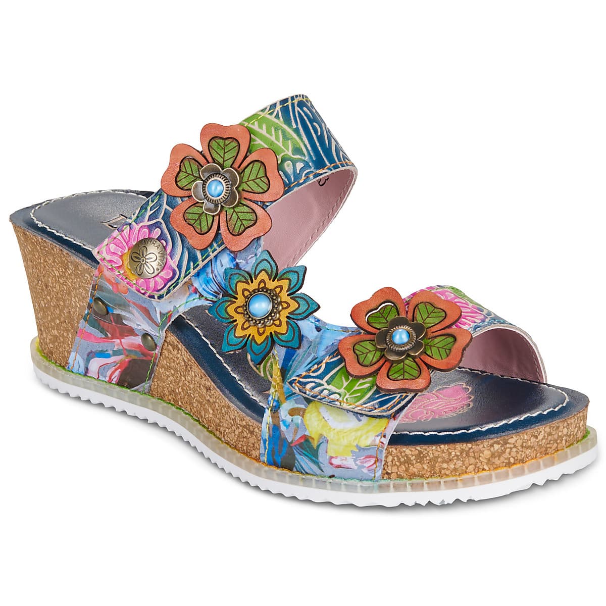Women's Mules Laura Vita Multicolor