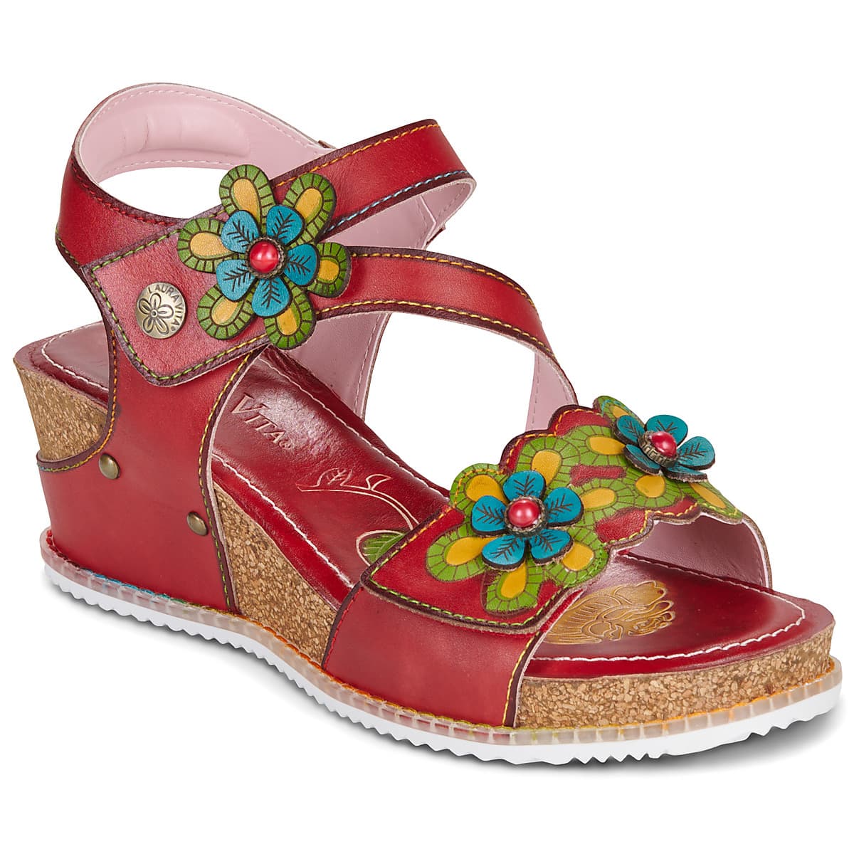 Women's Platforms Laura Vita Red