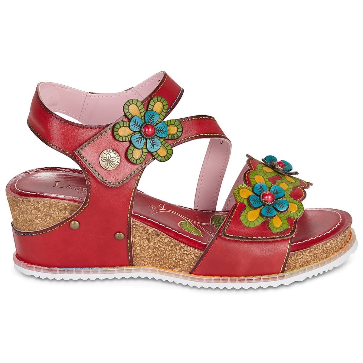 Women's Platforms Laura Vita Red