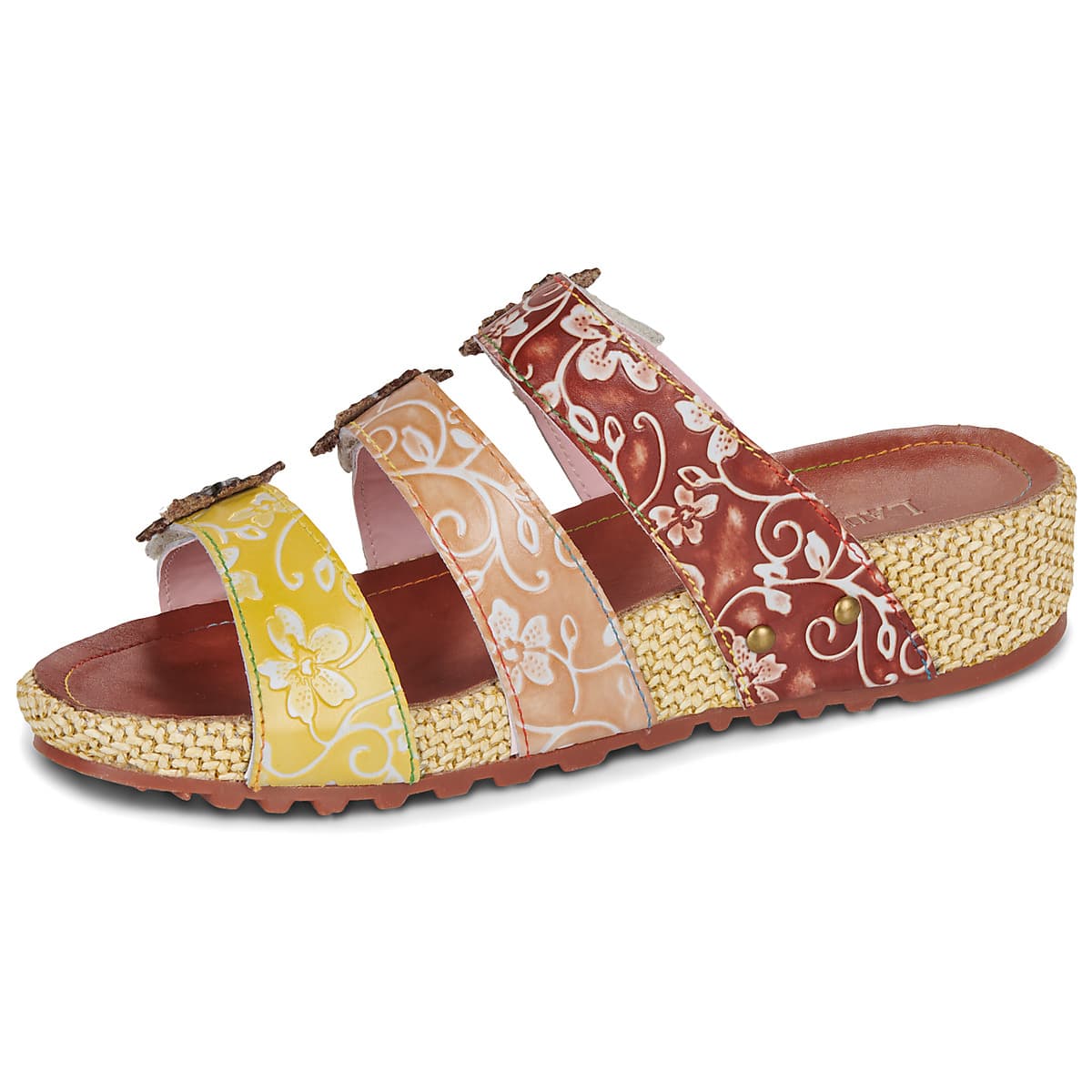 Women's Mules Laura Vita Yellow